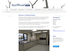 Tablet Screenshot of justwooddesigns.co.uk